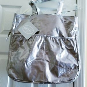 Donna Karen Silver Tote